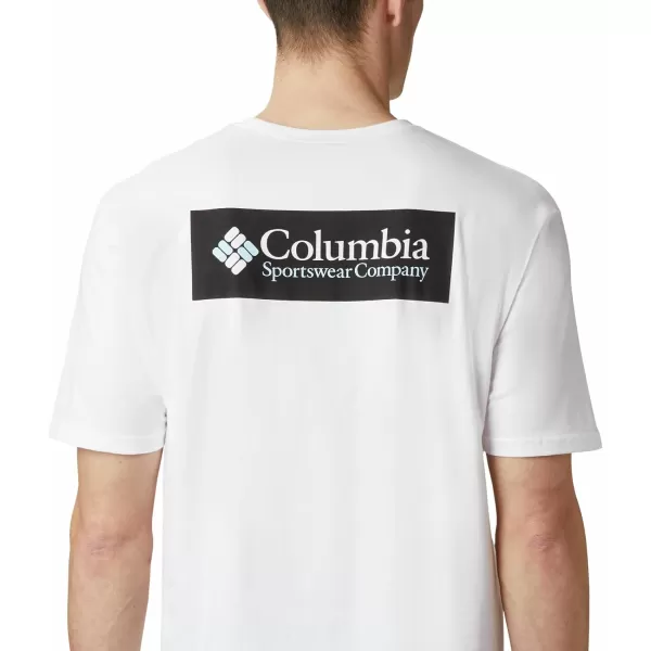 Columbia Mens North Cascades Short Sleeve TeeWhite