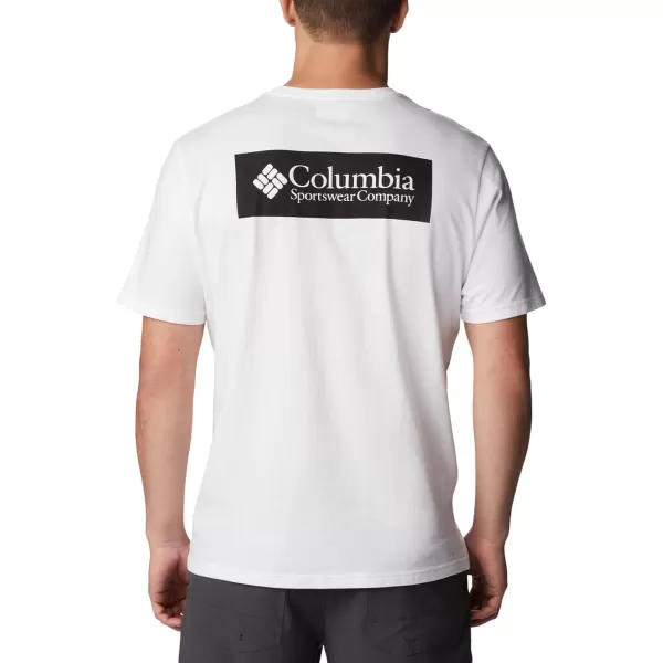 Columbia Mens North Cascades Short Sleeve TeeWhite