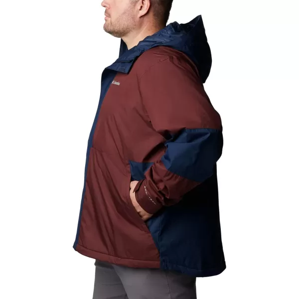 Columbia Mens OSO Mountain Insulated JacketElderberryCollegiate Navy