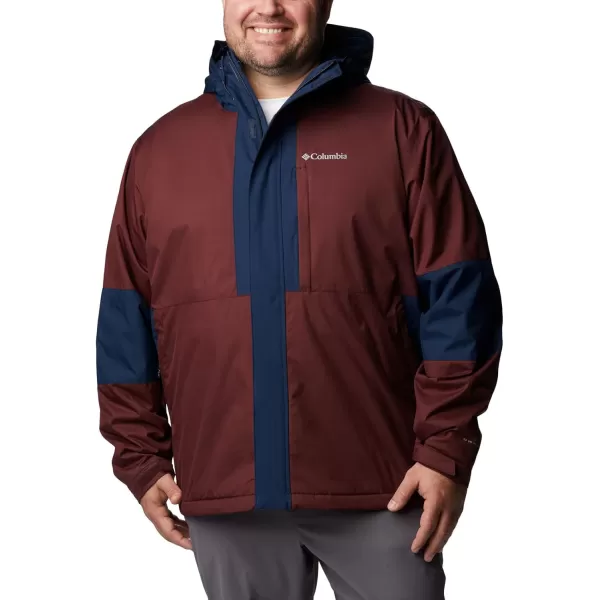 Columbia Mens OSO Mountain Insulated JacketElderberryCollegiate Navy