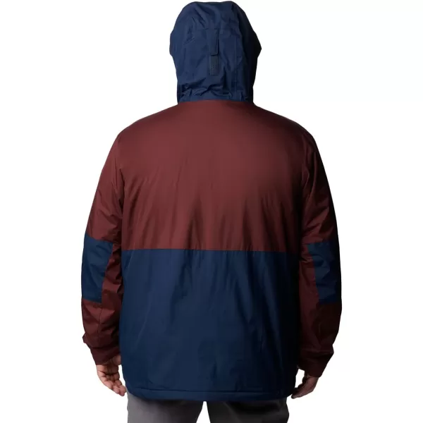 Columbia Mens OSO Mountain Insulated JacketElderberryCollegiate Navy