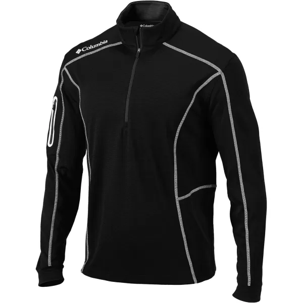 Columbia Mens OmniWick Shotgun Long Sleeve 14 Zip PulloverBlack