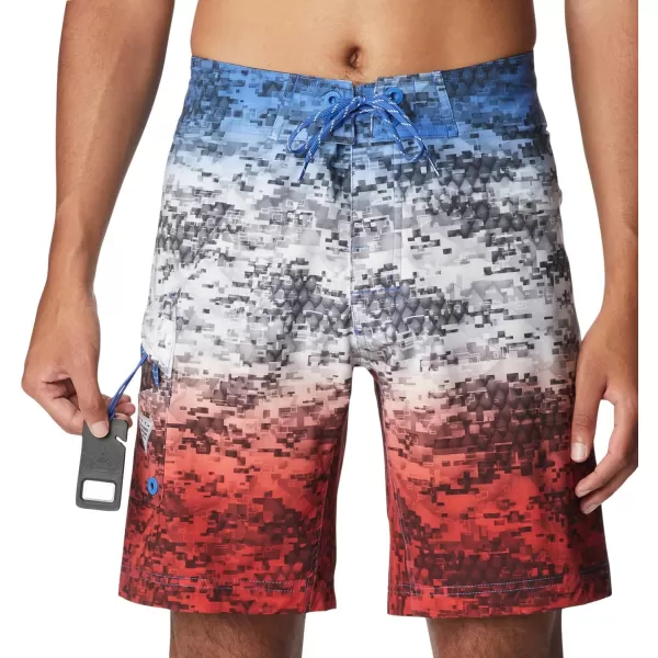 Columbia Mens PFG Offshore Ii Board ShortAmericana Digi Camo Fade