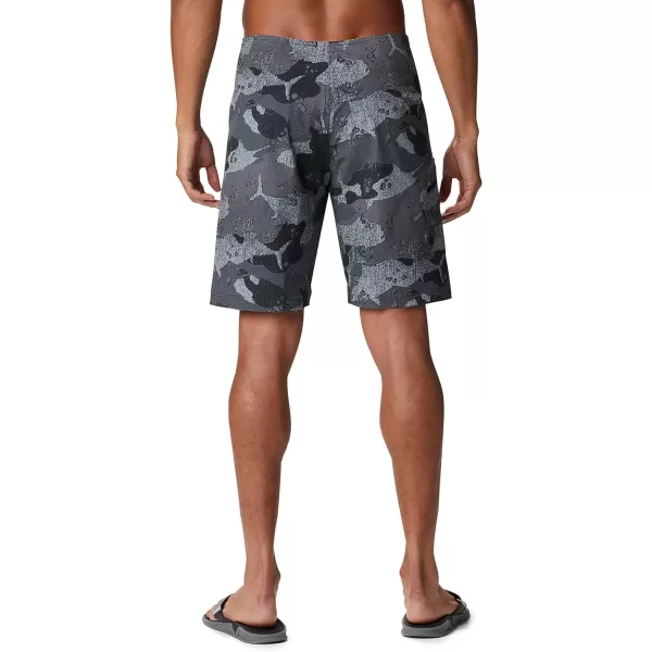 Columbia Mens PFG Offshore Ii Board ShortBlack Gamefish Camo