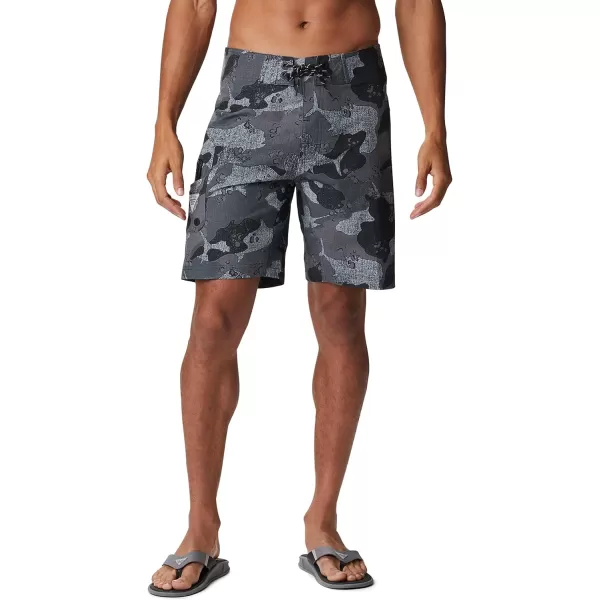 Columbia Mens PFG Offshore Ii Board ShortBlack Gamefish Camo