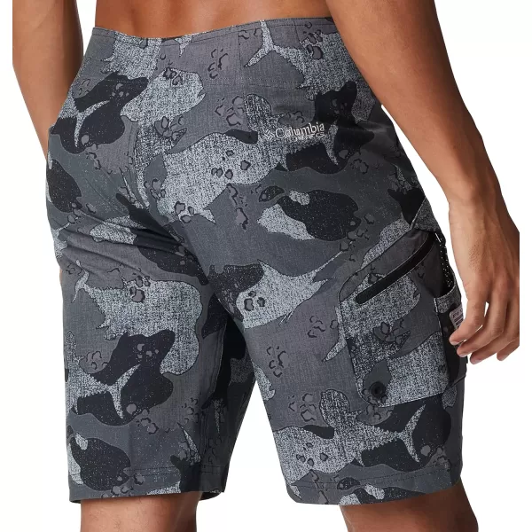 Columbia Mens PFG Offshore Ii Board ShortBlack Gamefish Camo