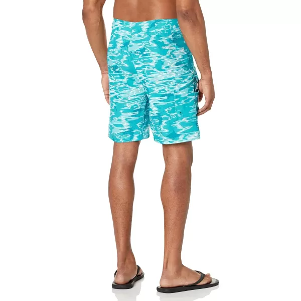 Columbia Mens PFG Offshore Ii Board ShortOcean Teal Ripples