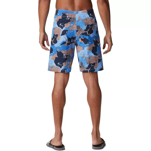 Columbia Mens PFG Offshore Ii Board ShortVivid Blue Gamefish Camo