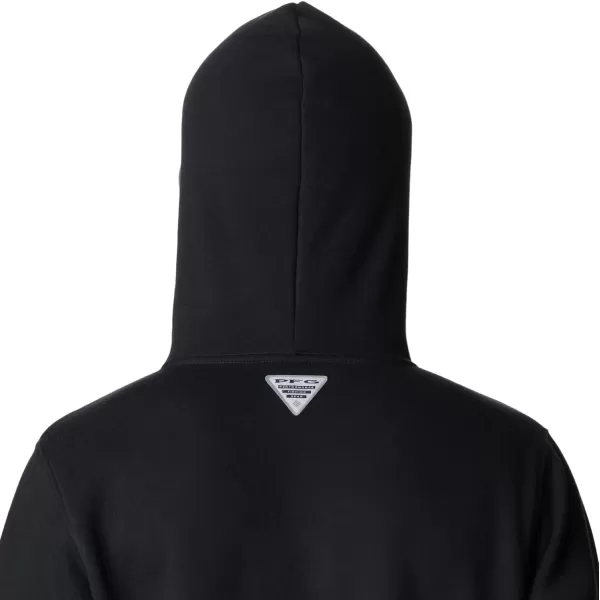 Columbia Mens PFG Sleeve Ii Graphic HoodieBlackGulf Stream Logo