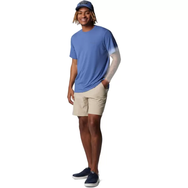 Columbia Mens PFG Uncharted Tech Tee Short SleeveBluebell Fly Box