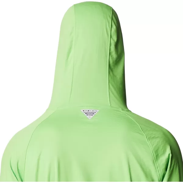 Columbia Mens PFG Zero Rules Ice HoodieGreen Mamba