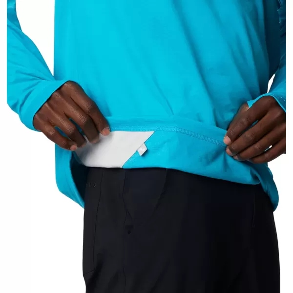 Columbia Mens PFG Zero Rules Ice HoodieOcean Teal