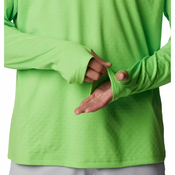 Columbia Mens PFG Zero Rules Ice Long Sleeve ShirtGreen Mamba