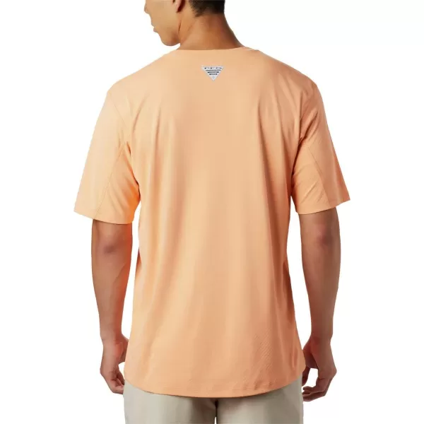 Columbia Mens PFG Zero Rules Short Sleeve ShirtBright Nectar