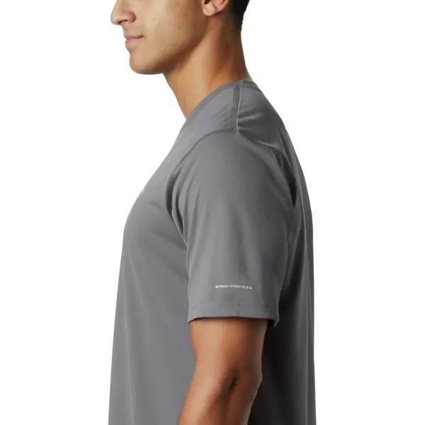 Columbia Mens PFG Zero Rules Short Sleeve ShirtCity Grey