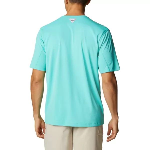 Columbia Mens PFG Zero Rules Short Sleeve ShirtDolphin