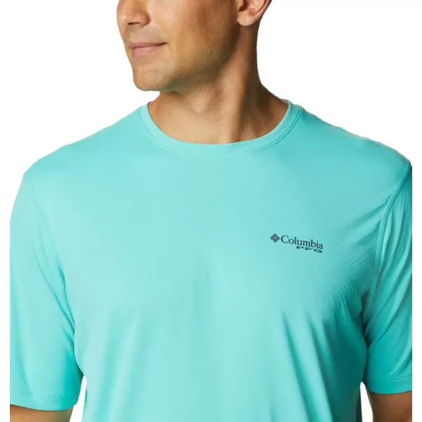 Columbia Mens PFG Zero Rules Short Sleeve ShirtDolphin