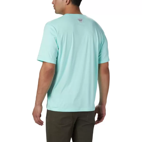 Columbia Mens PFG Zero Rules Short Sleeve ShirtGulf Stream