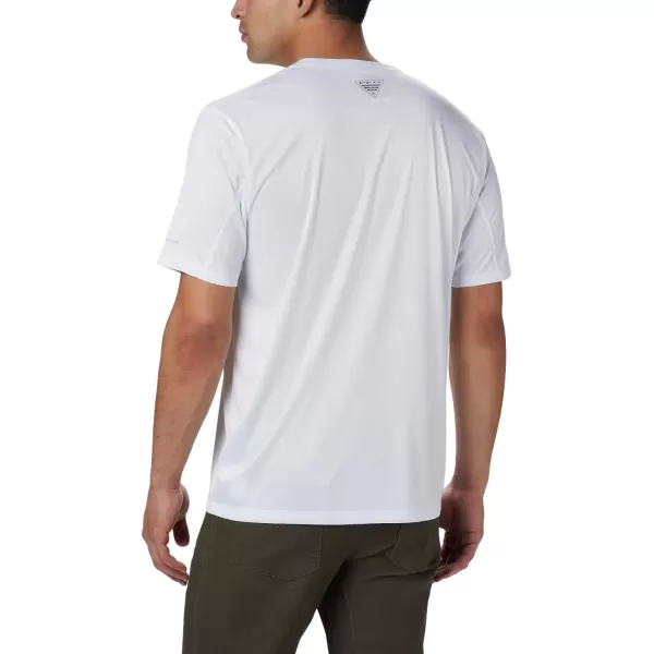 Columbia Mens PFG Zero Rules Short Sleeve ShirtWhite