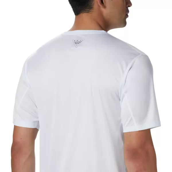 Columbia Mens PFG Zero Rules Short Sleeve ShirtWhite