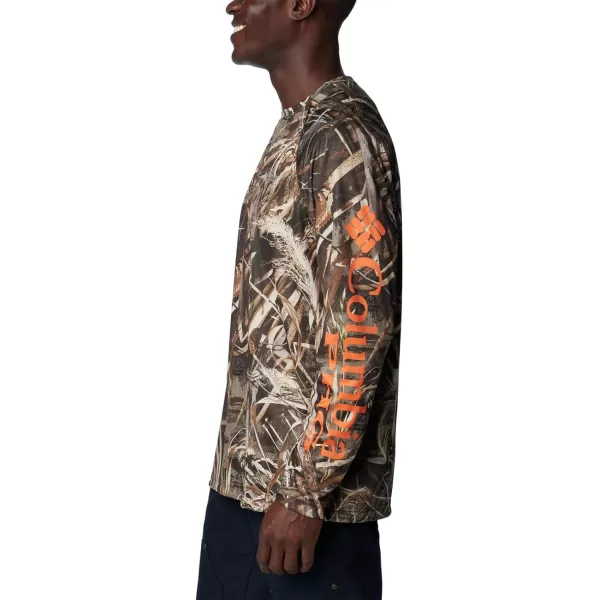 Columbia Mens PHG Super Terminal Shot LsRealtree Max5Blaze Logo
