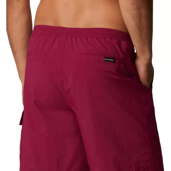 Columbia Mens Palmerston Peak Sport ShortRed OnionBlack