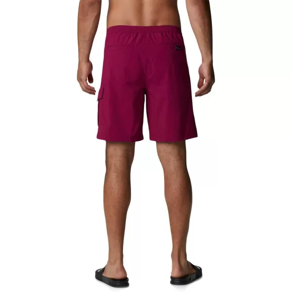 Columbia Mens Palmerston Peak Sport ShortRed OnionBlack