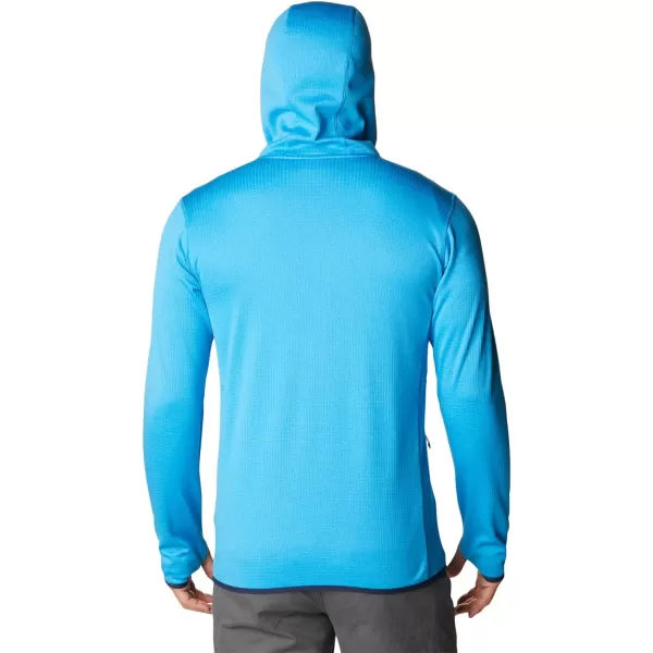 Columbia Mens Park View Fleece Full Zip HoodieCompass Blue Heather