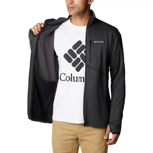 Columbia Mens Park View Fleece Full ZipBlack Heather