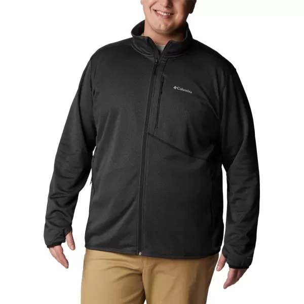 Columbia Mens Park View Fleece Full ZipBlack Heather