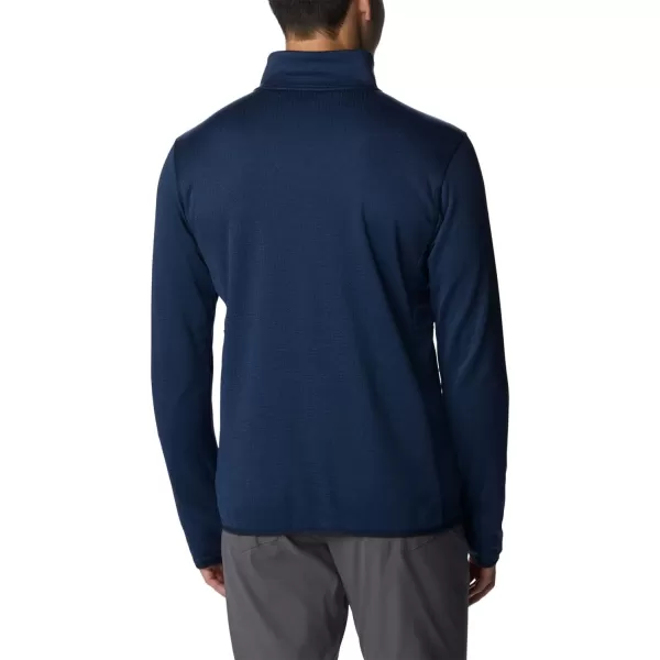 Columbia Mens Park View Fleece Full ZipCollegiate Navy Blue Heather