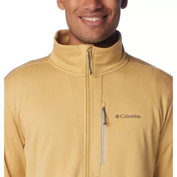 Columbia Mens Park View Fleece Full ZipLight Camel Heather