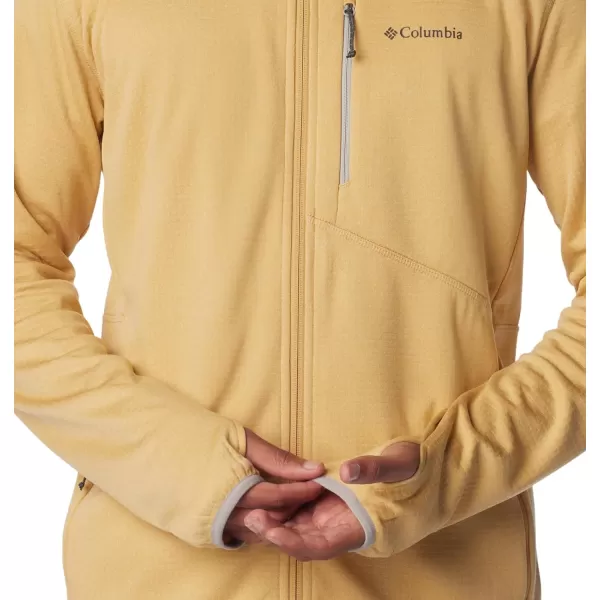 Columbia Mens Park View Fleece Full ZipLight Camel Heather