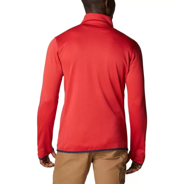 Columbia Mens Park View Fleece Full ZipMountain Red Heather