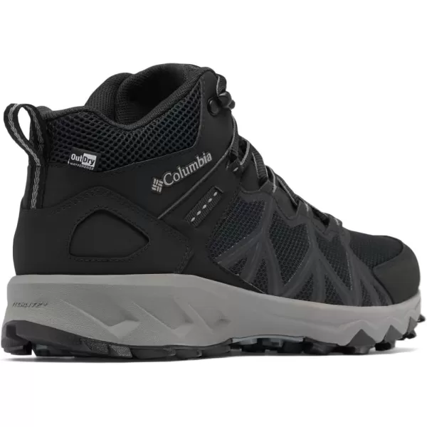 Columbia Mens Peakfreak Ii Mid Outdry Hiking ShoeBlackTitanium Ii