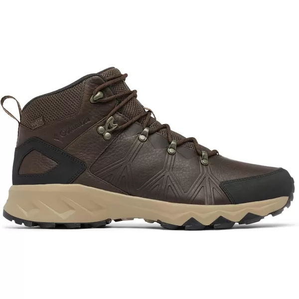 Columbia Mens Peakfreak Ii Mid Outdry Leather Hiking ShoeCordovanBlack