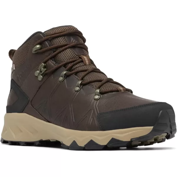 Columbia Mens Peakfreak Ii Mid Outdry Leather Hiking ShoeCordovanBlack