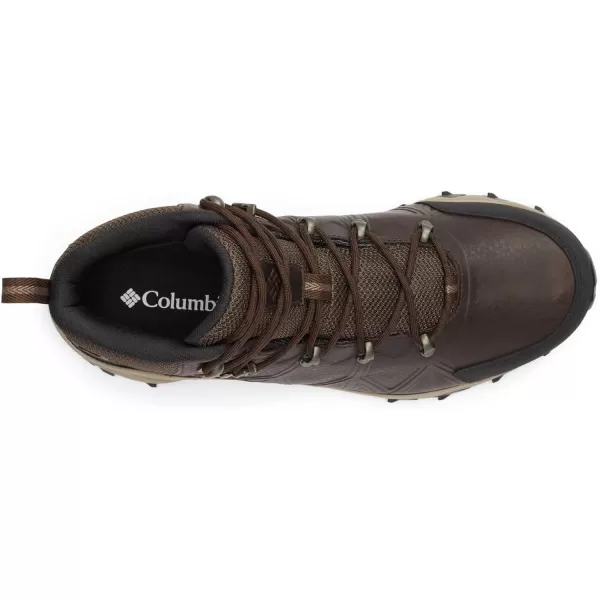 Columbia Mens Peakfreak Ii Mid Outdry Leather Hiking ShoeCordovanBlack