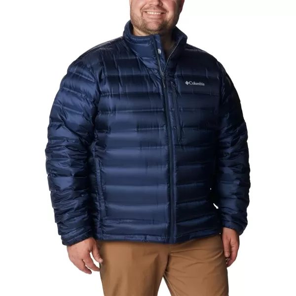 Columbia Mens Pebble Peak Down JacketCollegiate Navy