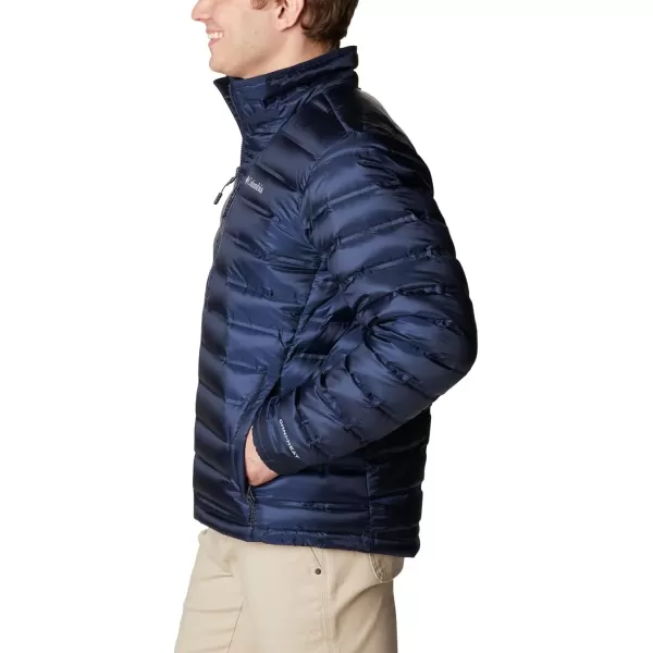 Columbia Mens Pebble Peak Down JacketCollegiate Navy