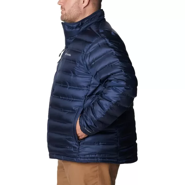 Columbia Mens Pebble Peak Down JacketCollegiate Navy