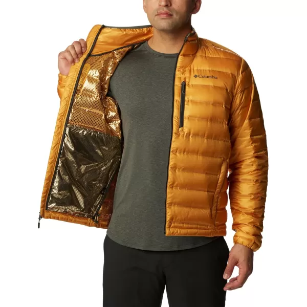 Columbia Mens Pebble Peak Down JacketRaw Honey