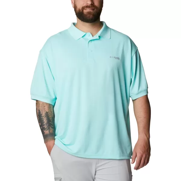 Columbia Mens Perfect Cast Polo ShirtBig Gulf Stream