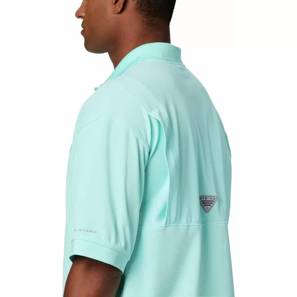 Columbia Mens Perfect Cast Polo ShirtBig Gulf Stream