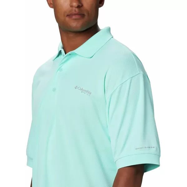 Columbia Mens Perfect Cast Polo ShirtBig Gulf Stream