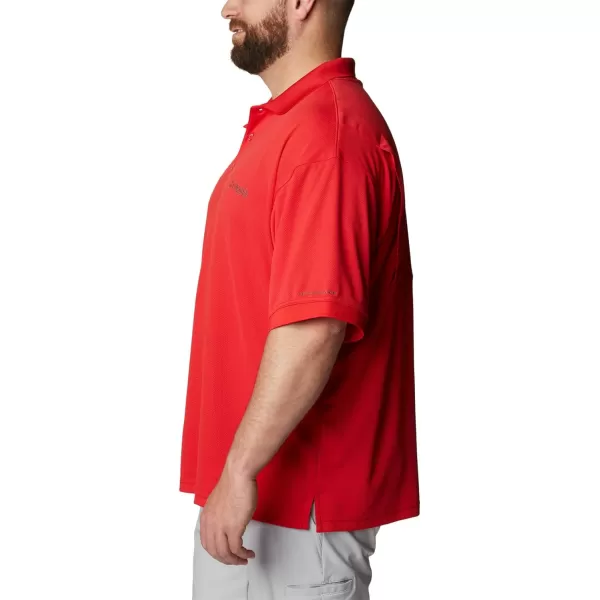 Columbia Mens Perfect Cast Polo ShirtBig Red Spark