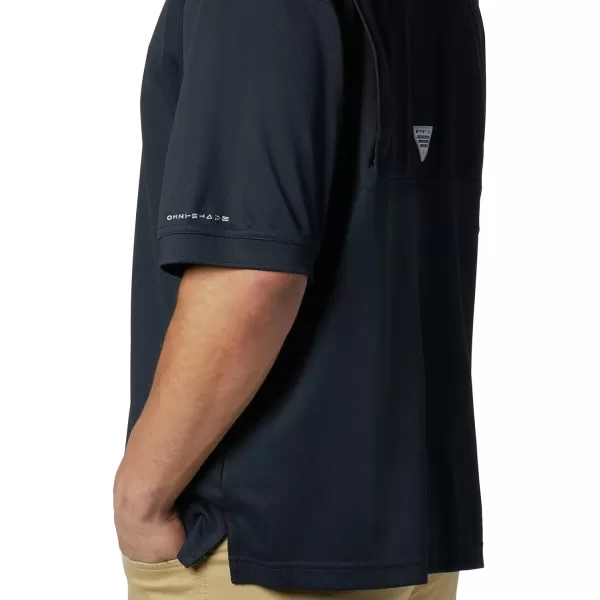 Columbia Mens Perfect Cast Polo ShirtRegular Fit Black
