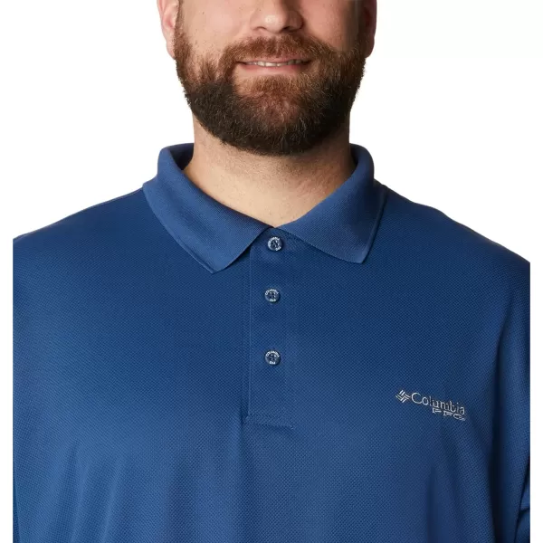 Columbia Mens Perfect Cast Polo ShirtRegular Fit Carbon