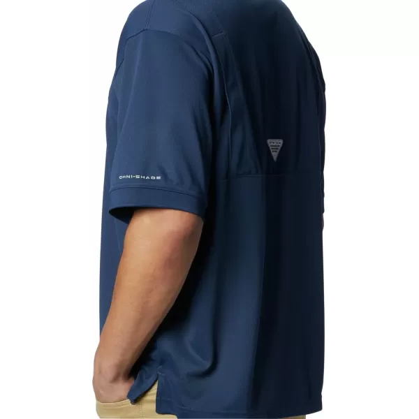 Columbia Mens Perfect Cast Polo ShirtRegular Fit Collegiate Navy