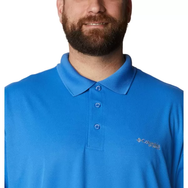 Columbia Mens Perfect Cast Polo ShirtRegular Fit Vivid Blue